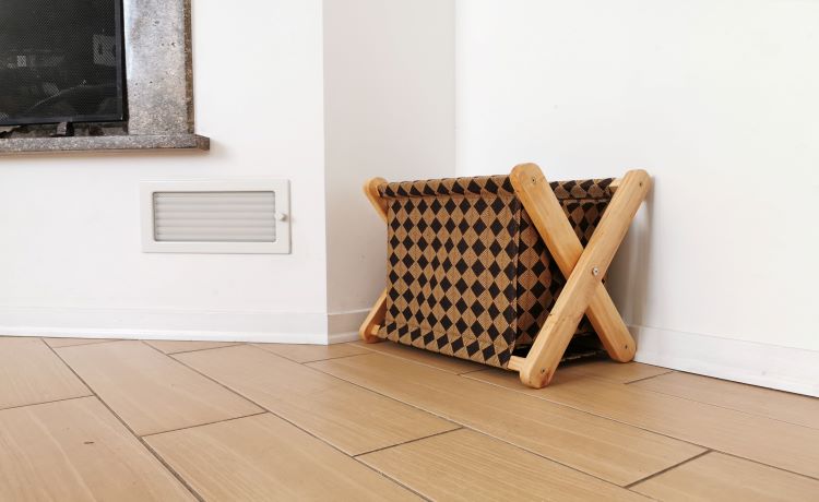 Magazine Rack Folding Storage Basket